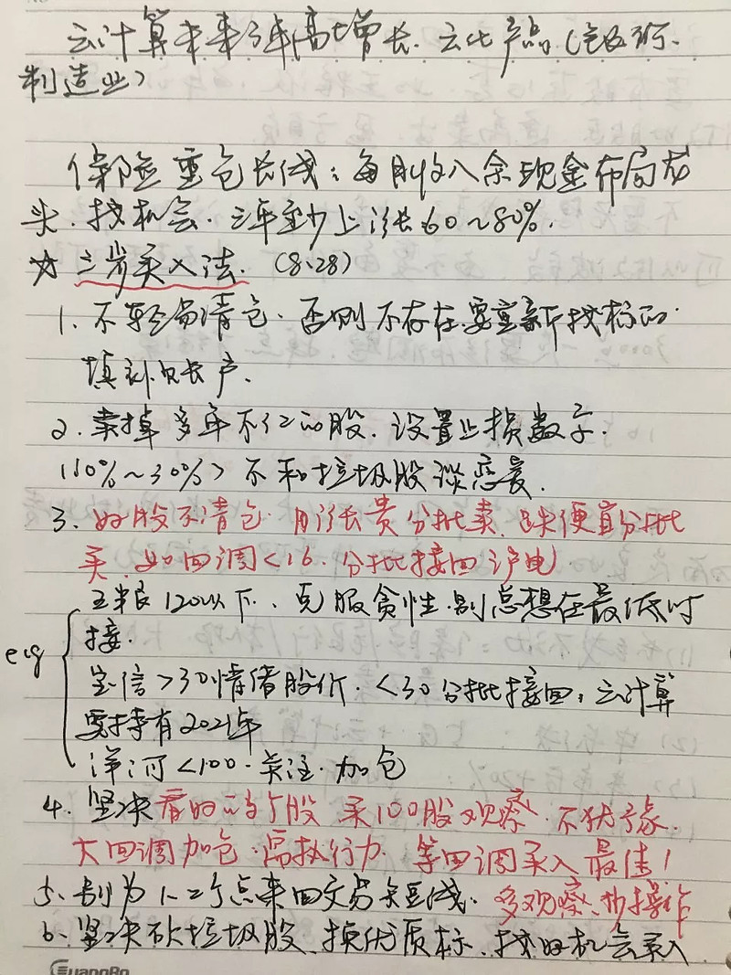 证券投资笔记(证券投资学笔记手写)